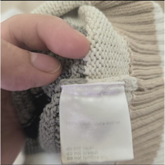 Akris‎ Punto Women's Sz Med Jacquard Cotton Sweater Old Money Minimalist Luxury - Picture 7 of 10